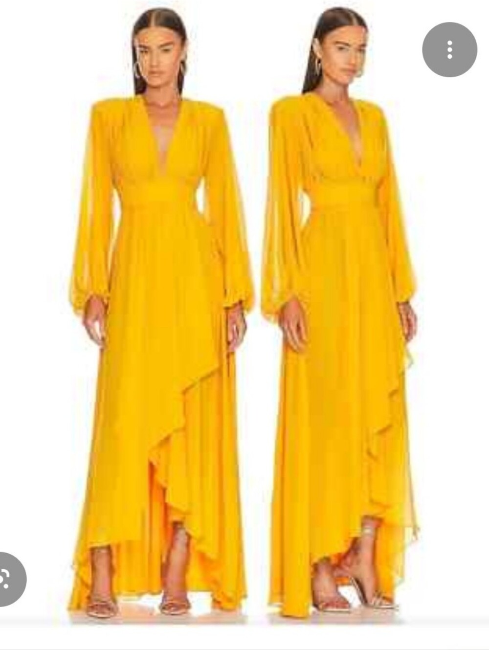 Michael Costello x Revolve Kerry Marigold Gown Maxi Dress